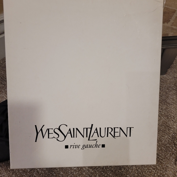 YVES SAINT LAUTENT (YSL) Tribute Pump, Kid Suede, Viola, Size 37 Women's - Picture 12 of 14